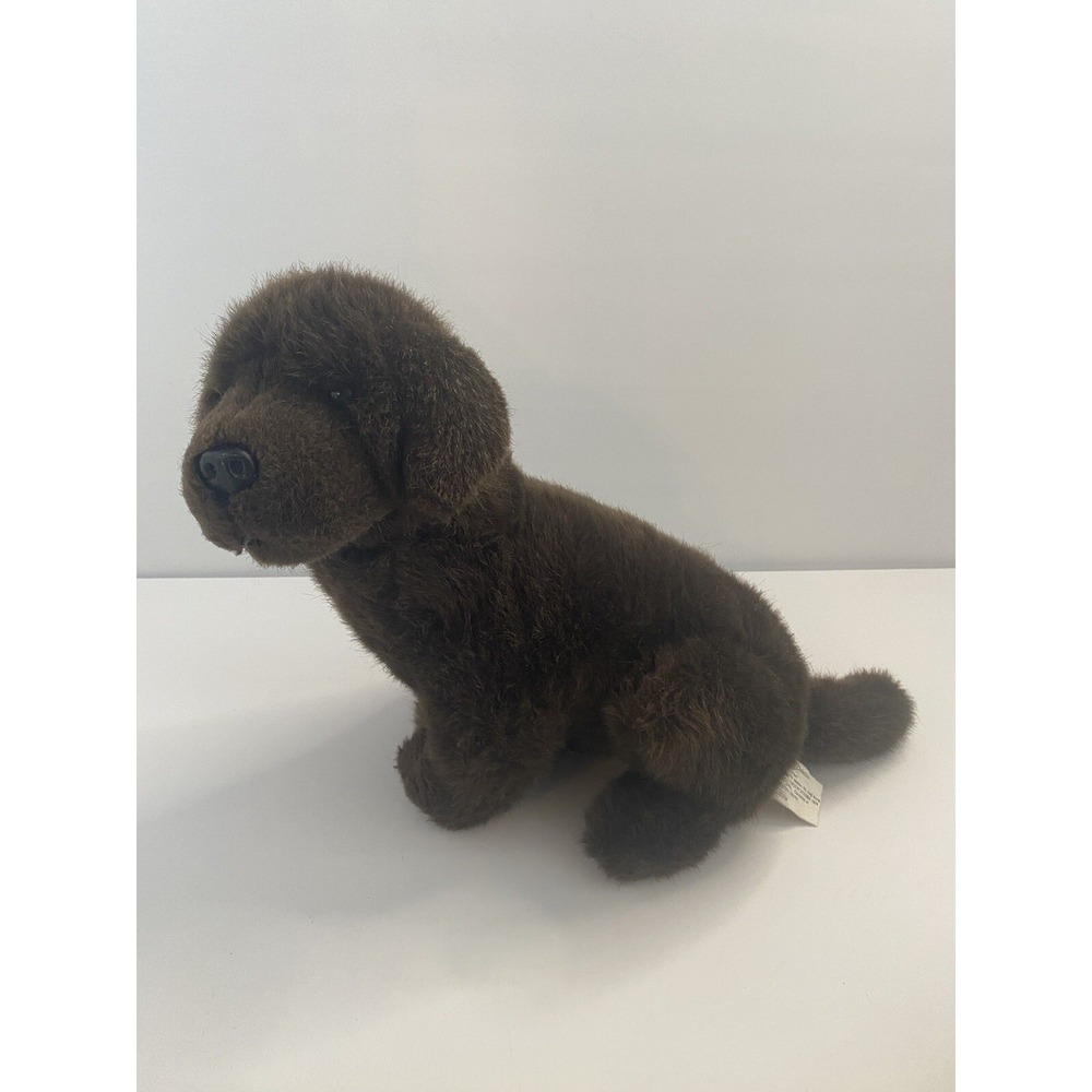 E&J Classic Prima Collection Brown Chocolate Labrador Plush Stuffed‎ Animal READ